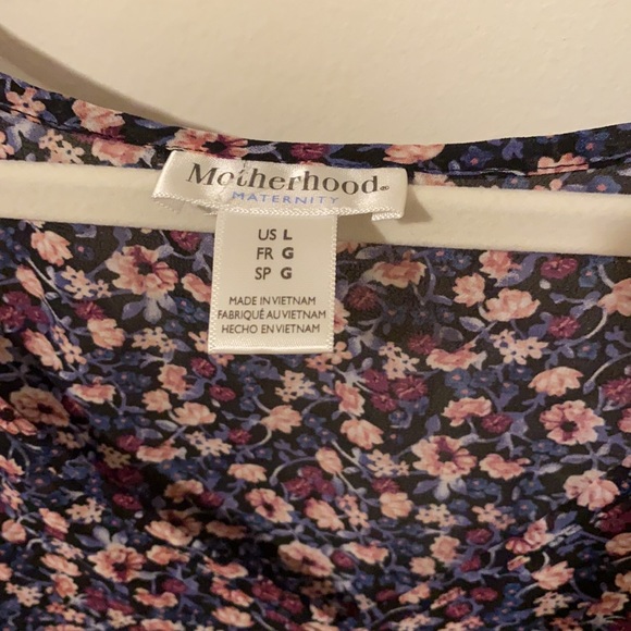 Motherhood Maternity floral top, size L - Picture 3 of 4